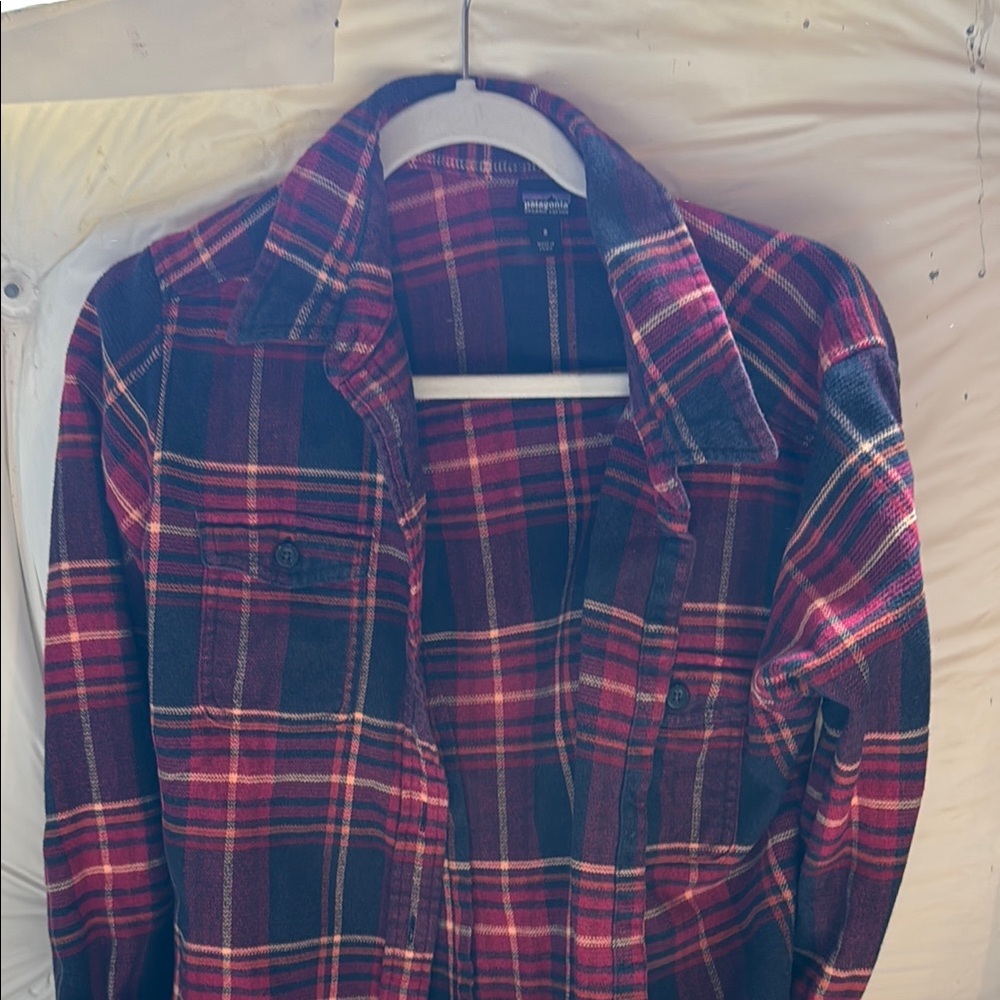Patagonia Plaid Flannel Long Sleeve Button Down Shirt